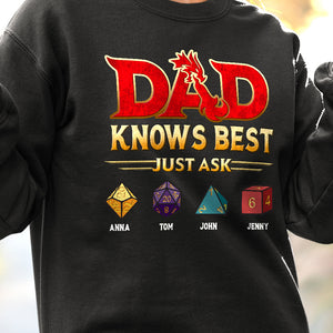 Dad Knows Best - Personalized Shirt - Gift For Dad 02HUTN150523 - Shirts - GoDuckee