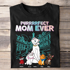 Personalized Gifts For Mom Shirt Purrrrfect Mom Ever 04OHHN060224 - 2D Shirts - GoDuckee