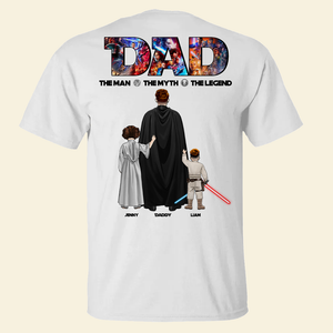 The Galaxy Dad Shirt - Personalized Gifts For Dad 01HUPU270525HHHG - Shirts - GoDuckee