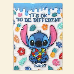 Personalized Gifts For Autism Blanket Inflated Effect 03ohpu200225 - Blanket - GoDuckee