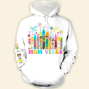 Personalized Gifts For Mom Shirt Mom Vibes 02NADT120325HA - AOP Products - GoDuckee