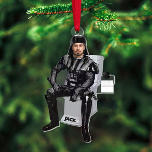 Gift For Movie Fans, Funny Toilet Custom Character Face 03OHTN251123 Acrylic Ornament, Christmas Gifts - Ornament - GoDuckee