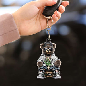 Personalized Gifts For Teddy Bear Lovers Keychain 02TOMH301224 - Keychains - GoDuckee
