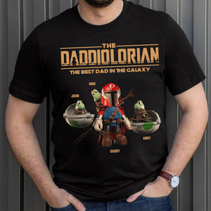 The Best Dad In The Galaxy, Personalized Shirt 06HTHN270523 - Shirts - GoDuckee