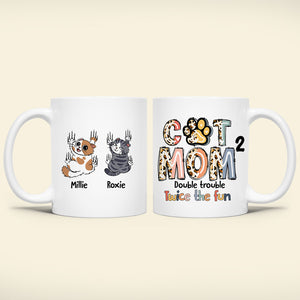 Personalized Gifts For Cat Mom Coffee Mug 04QHDT230324 Mother's Day - Coffee Mugs - GoDuckee