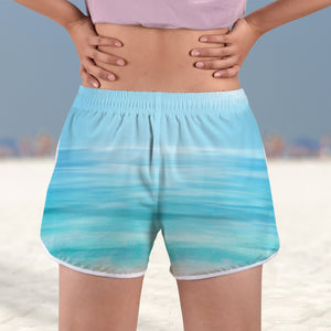 I'm The Captain- I Am The First Mate-Personalized Couple Beach Shorts-Gift For Him/ Gift For Her- Pontoon Couple Beach Shorts - Beach Shorts - GoDuckee