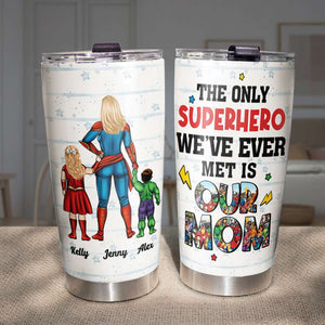Personalized Gifts For Mom Tumbler Our Super Mom 03nahn070324pa - Tumbler Cups - GoDuckee