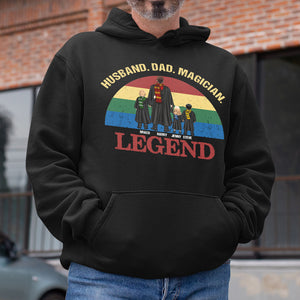 Legend Dad, Husband, Magician Personalized Shirt 06NAPO050523TM - Shirts - GoDuckee