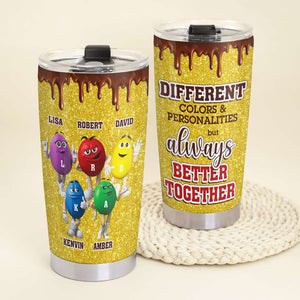 Always Better Together Personalized Best Friend Tumbler 01TODT110124 - Tumbler Cup - GoDuckee