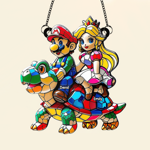 Personalized Gifts For Couple Suncatcher Ornament, Game Fans 01TGPU100725 - Ornament - GoDuckee