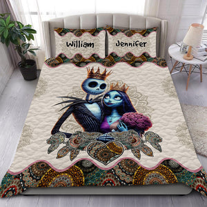Personalized Gifts For Couple Quilt Bedding Set Special Line 05qnqn051124 - Blanket - GoDuckee
