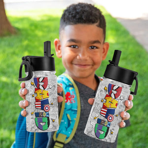 Back To School Tumbler-02natn210623hh-Personalized 12oz Kid Tumbler-Custom Alphabet - Kid Tumbler - GoDuckee