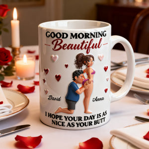 Naughty Couple Coffee Mug - Personalized Gifts For Couple 04natn090126 - Coffee Mug - GoDuckee