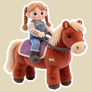 Horse Riding Pillow - Custom Photo Gifts For Horse Lovers 05natn121225 - Pillow - GoDuckee