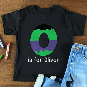 Kid Special Letter Personalized Shirt 05acqn130623 - Gift For Children - Shirts - GoDuckee