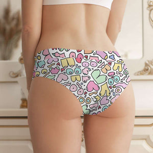 Personalized Gifts For Couple Men's Boxers and Women's Brief 02KAMH031224 - Boxer Briefs - GoDuckee