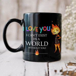 I Love You, Personalized Couple Mug 01HTHN280623 - Coffee Mug - GoDuckee