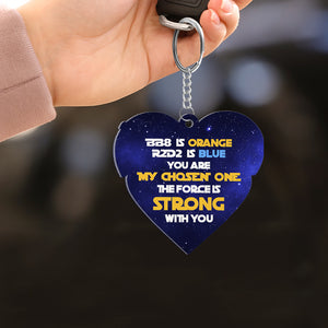 Gift For Couple, Personalized Keychain, Couple Hugging Keychain, Anniversary Gift 04HTHN050723HH - Keychains - GoDuckee