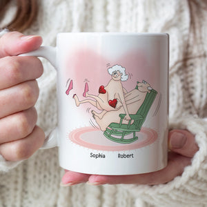 I'll Still Get Rock Hard For You Even When We're Old-Personalized Coffee Mug- Gift For Couple- Funny Couple Coffee Mug - Coffee Mug - GoDuckee