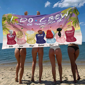 Bridesmaids Robes - Personalized Sister Friend Beach Towel 01nthn300622 - Beach Towel - GoDuckee