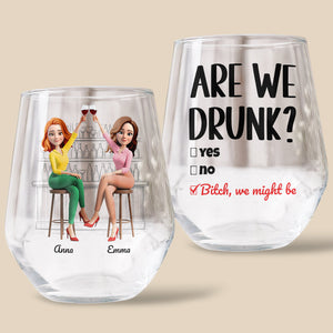 Cheers & Chaos Glass Egg Cup Personalized Gifts For Best Friends 02NADT020725 - Glass Egg Cup - GoDuckee