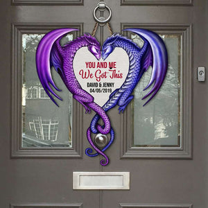 Personalized Gifts For Couple Wood Sign You And Me We Got This - Wood Signs - GoDuckee