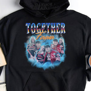 Together Forever, Custom Couple Photo Bootleg Shirt, Gift For Couple, Valentine's Gifts - Shirts - GoDuckee