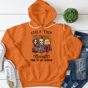 Girls Trip, Gift For Witch Lover, Personalized Shirt, Witch Salem Shirt, Halloween Gift - Shirts - GoDuckee