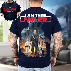 The Galaxy Dad Shirt - Personalized Gifts For Father 05XQQN020525HHHG - Shirts - GoDuckee