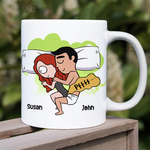 Personalized Coffee Mug Still Farting On Your Willy, Gift For Couple - Coffee Mug - GoDuckee