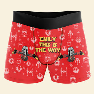Personalized Christmas Naughty Gifts For Men's Boxer 02KATN160824 - Boxer Briefs - GoDuckee