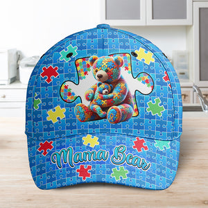 Gifts For Autism Mom Classic Cap 04ohqn220225 Mama Bear - Caps - GoDuckee