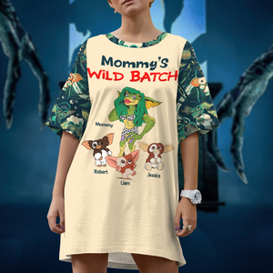 Personalized Gifts For Mom Raglan Dress 01qhpu210325 Cute Mogwai - AOP Products - GoDuckee