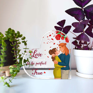 Romantic Couple, Personalized Acrylic Plaque, Couple Gifts, Gifts For Him, Gifts For Her, Valentine's Day Gifts, 05kahn301123da - Decorative Plaques - GoDuckee