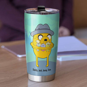 Happy Family Dad 05DNTN230523 Gift For Father's Day, Personalized Tumbler - Tumbler Cup - GoDuckee