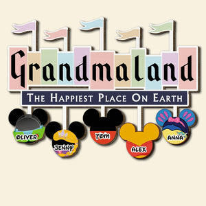 Personalized Gifts For Grandma Wood Sign 022qhtn160424 Mother's Day - Wood Signs - GoDuckee