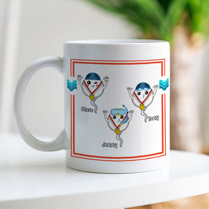 We Used To Swim In Your Balls Personalized Coffee Mug Gift For Dad - Coffee Mug - GoDuckee