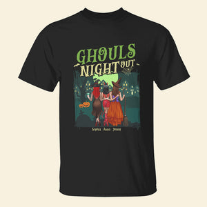 Ghouls' Night Out Personalized Halloween Shirt Gift For Friend - Shirts - GoDuckee