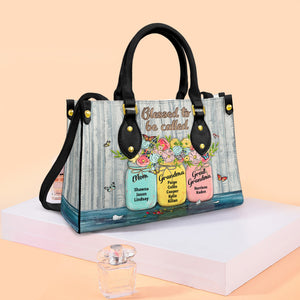 Personalized Gifts For Mom Leather Bag 09HUDT200424 Mother's Day - Leather Bags - GoDuckee