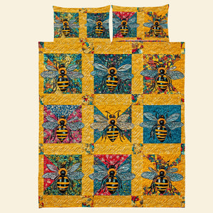 Personalized Gifts For Bee Lovers Quilt Bed Set 04qnqn061124 - Blanket - GoDuckee