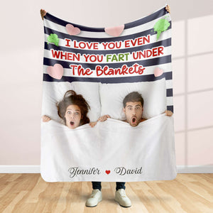 Personalized Gift For Couple Blanket I Love You - Blankets - GoDuckee