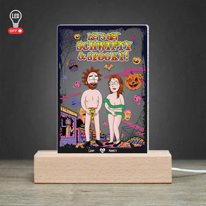 Personalized Halloween Gifts For Naughty Couple 3D LED light, Get Spooky 03KAPU020824HG - Led Night Light - GoDuckee