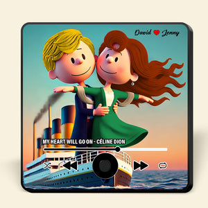 Custom Music Fridge Magnet Gifts For Couple 03tgtn181224 - Fridge Magnet - GoDuckee