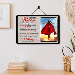 Personalized Gifts For Mom Wood Sign The Best To Love - Wood Signs - GoDuckee