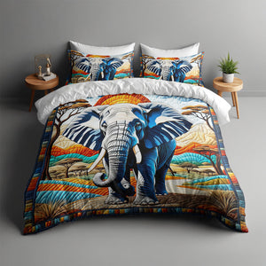 Personalized Gifts For Elephant Lover Quilt Bed Set 04HUMH170125 - Blanket - GoDuckee