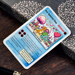 Personalized Gift For Couple Aluminum Wallet Card Game Characters 01OHQN051224 - Wallet Card - GoDuckee