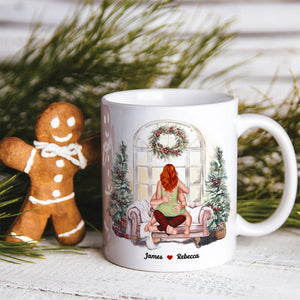 I Like You How I Like My Coffee, Couple Gift, Personalized Accent Mug, Funny Couple Mug, Christmas Gift 05TOHN290923HH 081123 - Coffee Mug - GoDuckee