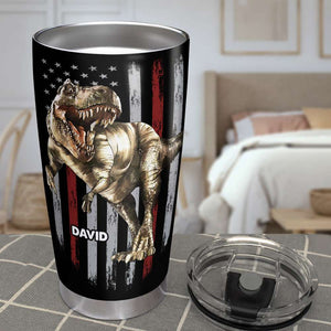 Fatherhood Like A Walk In The Park, Personalized Tumbler, Gift For Dad, Father's Day Gift - Tumbler Cup - GoDuckee