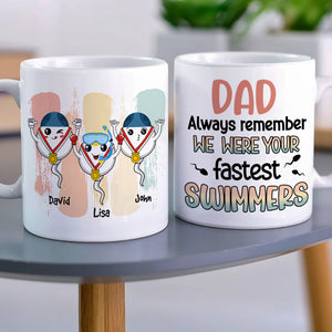 Dad, Always Remember, Gift For Dad, Personalized Mug, Funny Sperm Mug, Father's Day Gift - Coffee Mug - GoDuckee