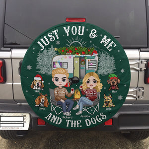 Camping Couple You & Me And The Dogs 03naqn111023hh Personalized Tire Cover - Tire Cover - GoDuckee
